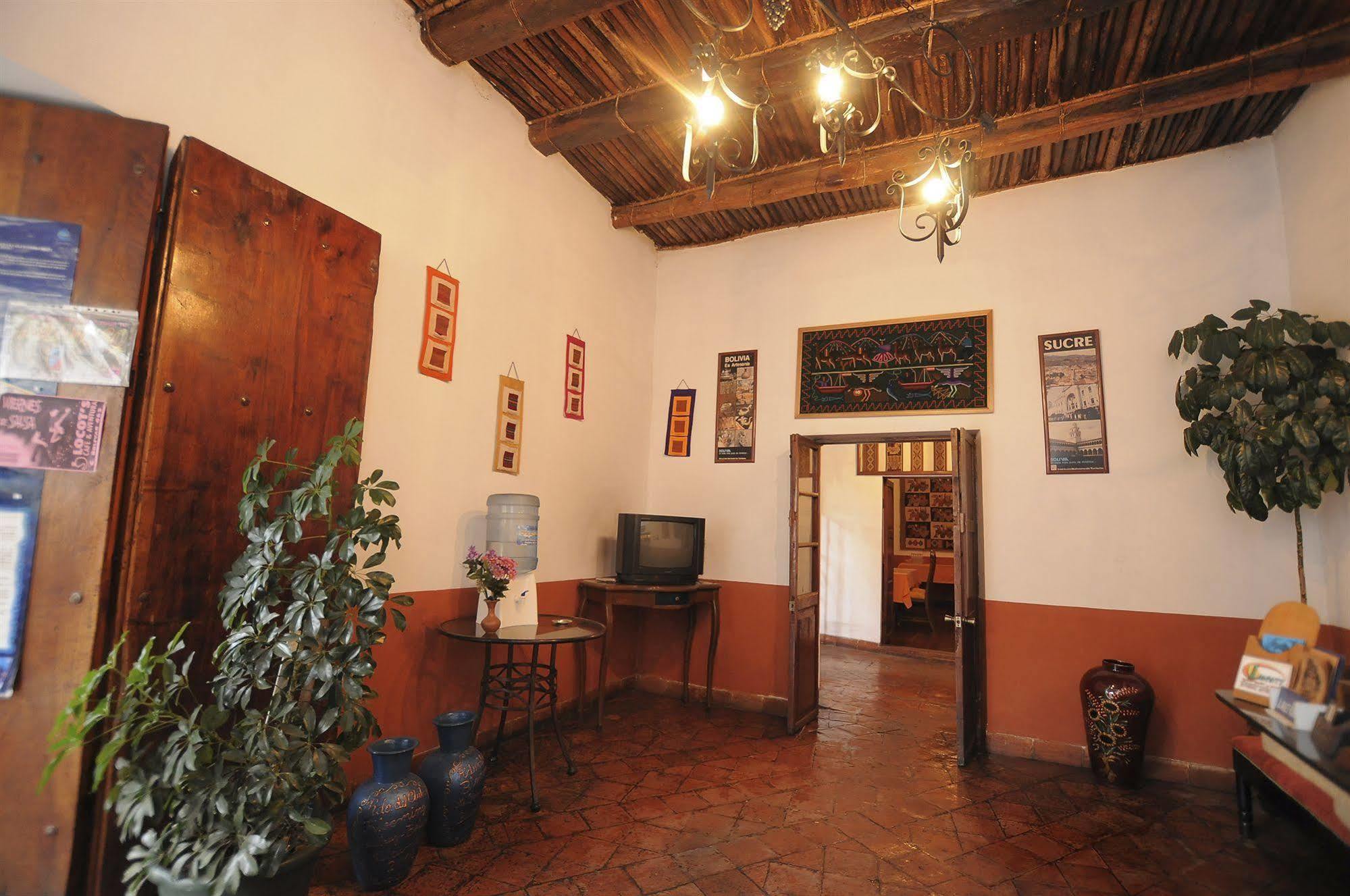 Hostal Recoleta Sur Sucre Zewnętrze zdjęcie